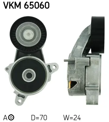 Napínák, žebrovaný klínový řemen SKF VKM 65060