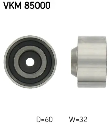 SKF Vratná/vodicí kladka, ozubený řemen VKM85000
