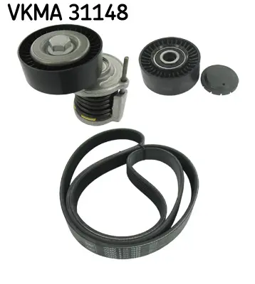Sada žebrovaných klínových řemenů SKF VKMA 31148