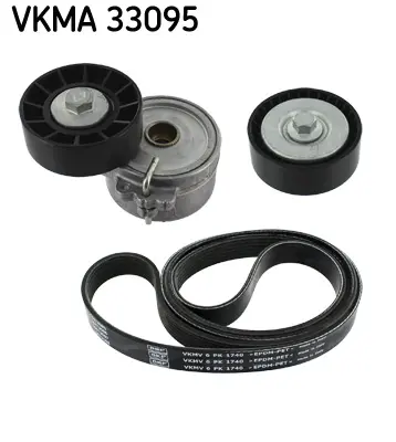 Sada žebrovaných klínových řemenů SKF VKMA 33095