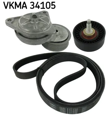 Sada žebrovaných klínových řemenů SKF VKMA 34105