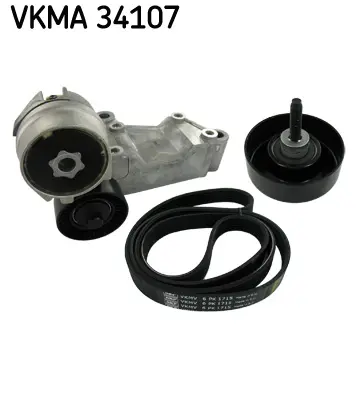 SKF Sada žebrovaných klínových řemenů VKMA34107