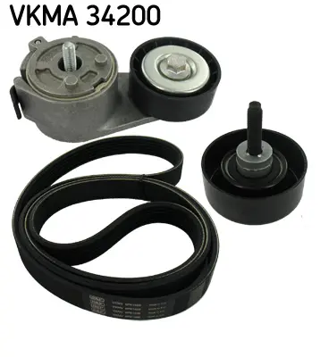 SKF Sada žebrovaných klínových řemenů VKMA34200