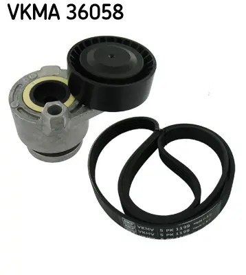SKF Sada žebrovaných klínových řemenů VKMA36058