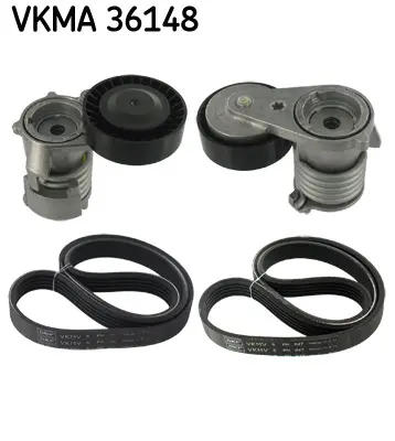 SKF Sada žebrovaných klínových řemenů VKMA36148