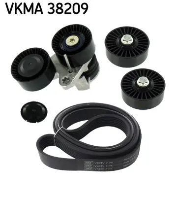 Sada žebrovaných klínových řemenů SKF VKMA 38209