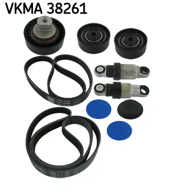 SKF Sada žebrovaných klínových řemenů VKMA38261