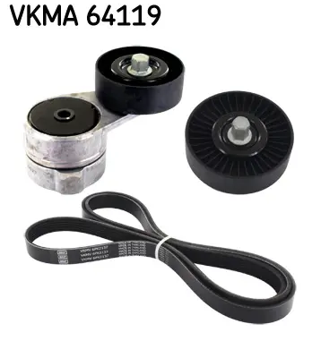 SKF Sada žebrovaných klínových řemenů VKMA64119
