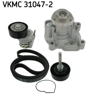 Vodní pumpa + klinový żebrový řemen