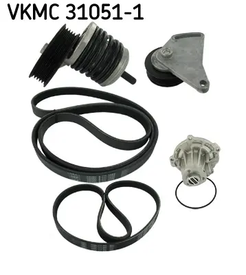 Vodní pumpa + klinový żebrový řemen
