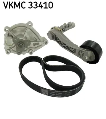 Vodní pumpa + klínový žebrový řemen SKF VKMC 33410
