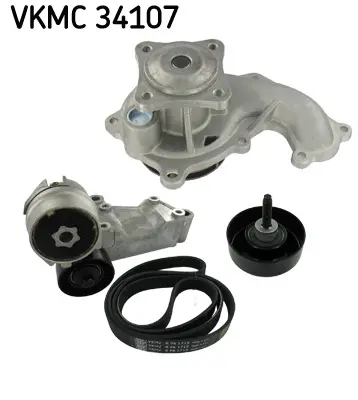 Vodní pumpa + klinový żebrový řemen