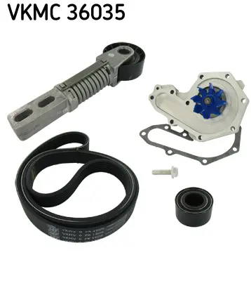 Vodní pumpa + klinový żebrový řemen