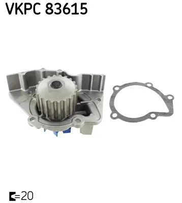 SKF Vodní čerpadlo, chlazení motoru VKPC83615