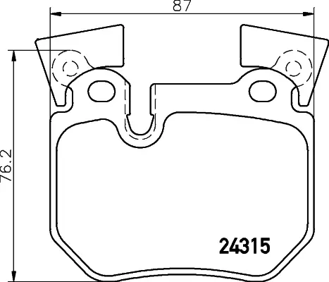 Sada brzdových destiček, kotoučová brzda BREMBO P 06 059