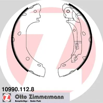 Sada brzdových čelistí ZIMMERMANN 10990.112.8