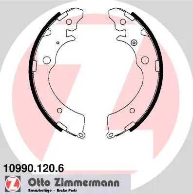Sada brzdových čelistí ZIMMERMANN 10990.120.6