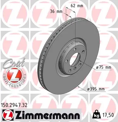 Brzdový kotouč ZIMMERMANN 150.2948.32