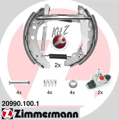 Sada brzdových čelistí ZIMMERMANN 20990.100.1