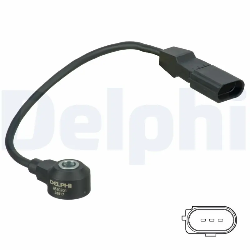 Senzor klepání DELPHI AS10201