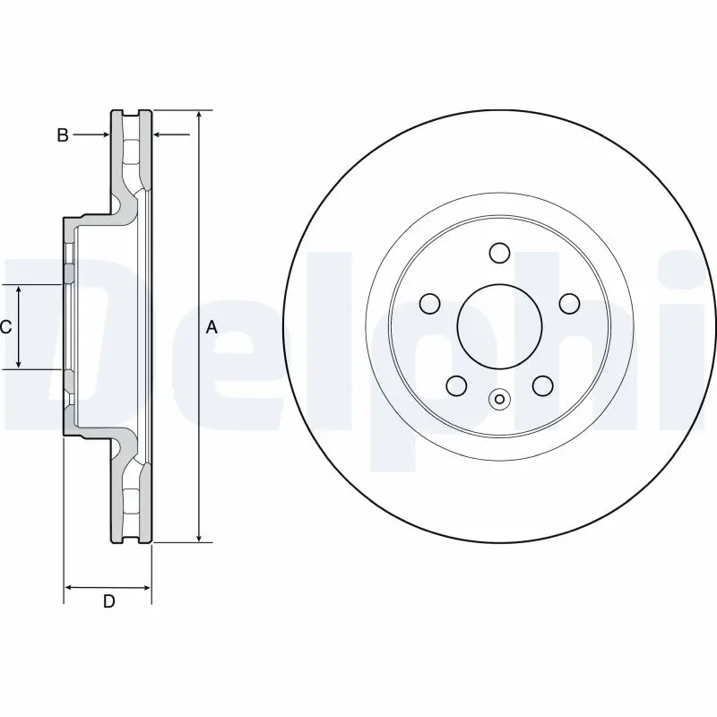 DELPHI Brzdový kotouč BG9220C