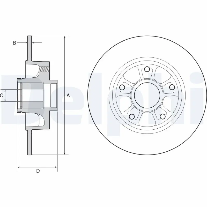 Brzdový kotouč DELPHI BG9230RSC
