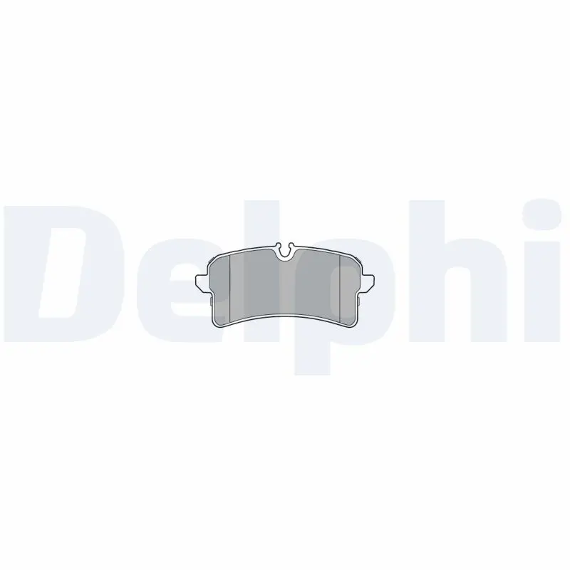 Sada brzdových destiček, kotoučová brzda DELPHI LP3577