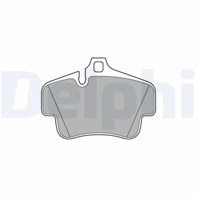 Sada brzdových destiček, kotoučová brzda DELPHI LP3586