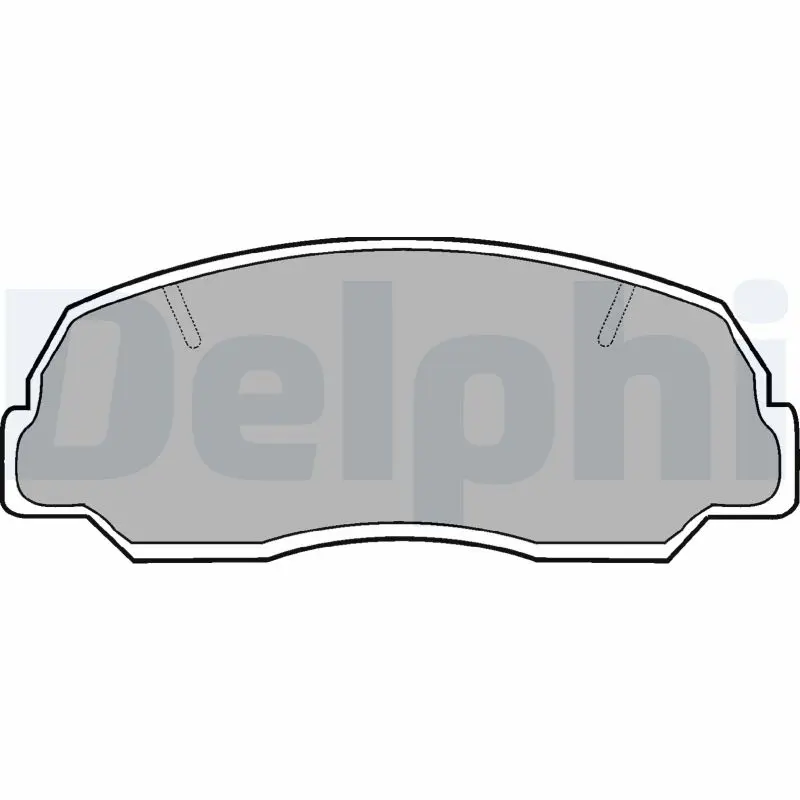 Sada brzdových destiček, kotoučová brzda DELPHI LP400