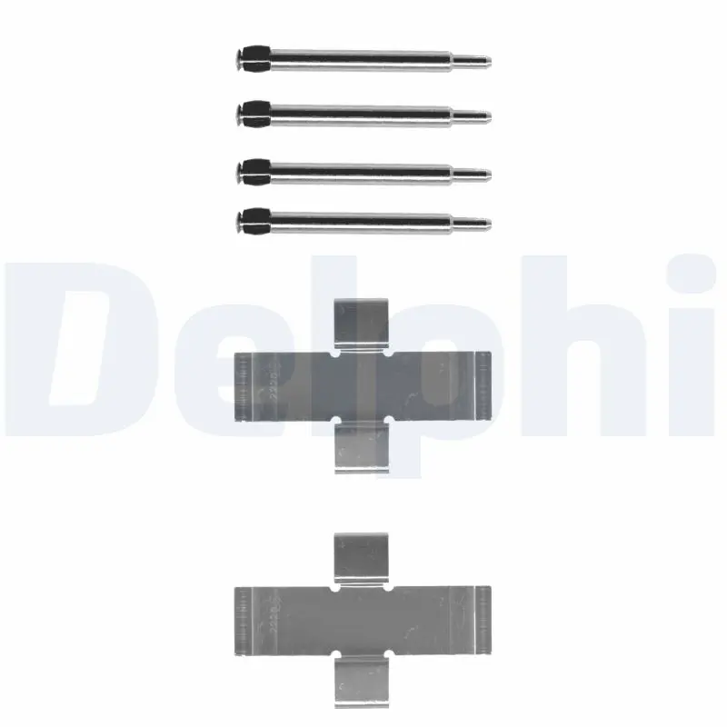 Sada příslušenství, obložení kotoučové brzdy DELPHI LX0006
