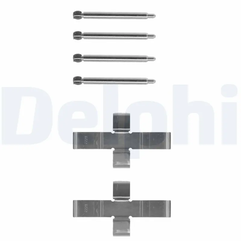 Sada příslušenství, obložení kotoučové brzdy DELPHI LX0047