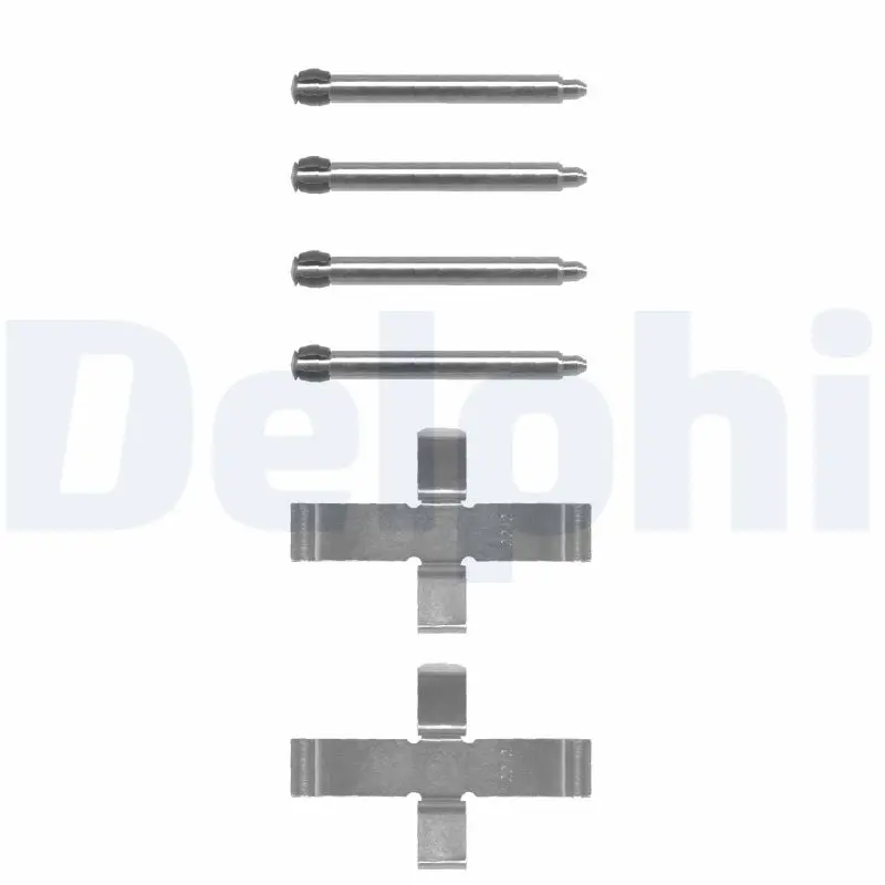 Sada příslušenství, obložení kotoučové brzdy DELPHI LX0070