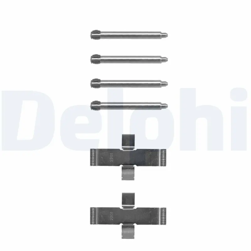 Sada příslušenství, obložení kotoučové brzdy DELPHI LX0093