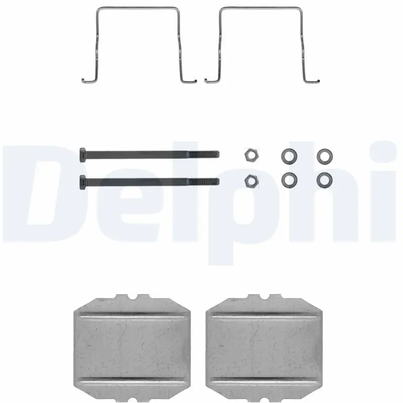 DELPHI Sada příslušenství, obložení kotoučové brzdy LX0122