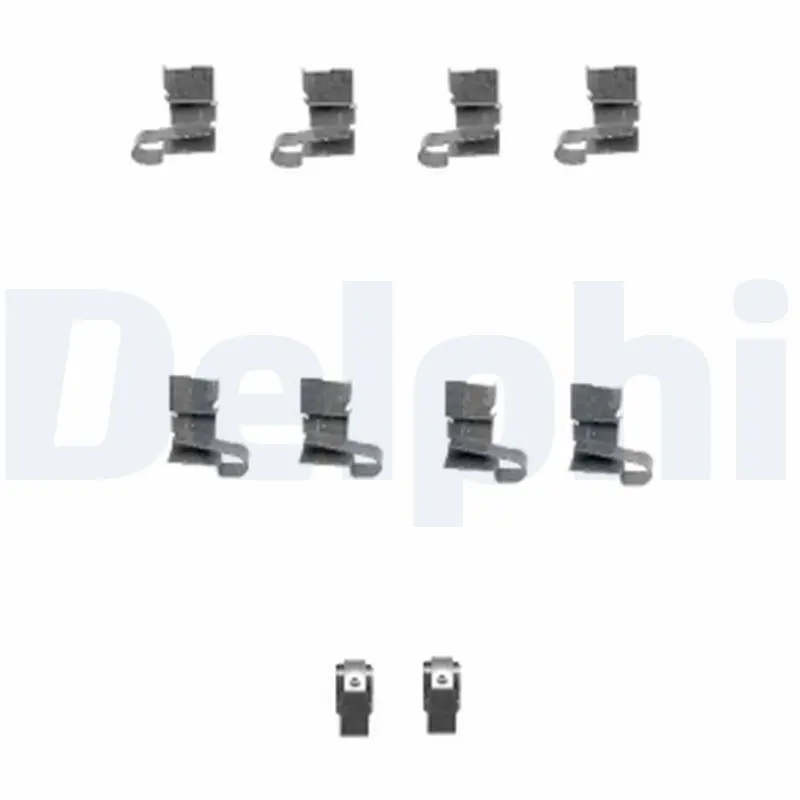 DELPHI Sada příslušenství, obložení kotoučové brzdy LX0432