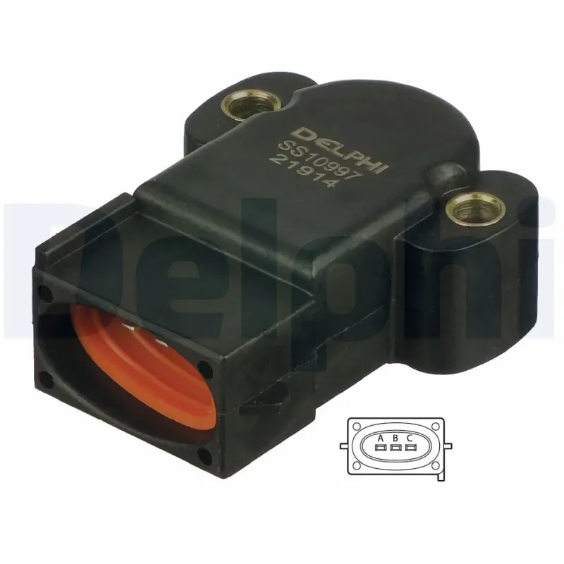 Senzor, poloha škrticí klapky DELPHI SS10997-12B1