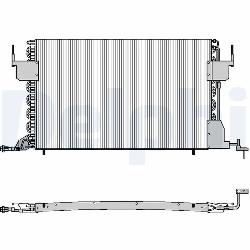 DELPHI Kondenzátor, klimatizace TSP0225021
