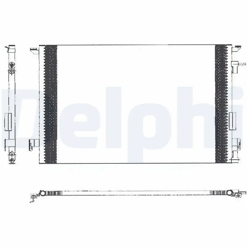 DELPHI Kondenzátor, klimatizace TSP0225463