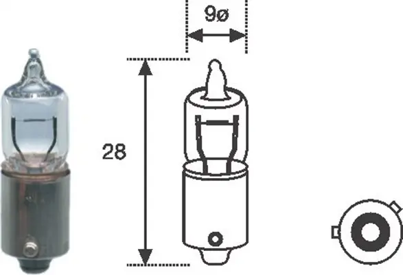 MAGNETI MARELLI Žárovka, osvětlení interiéru 002701100000