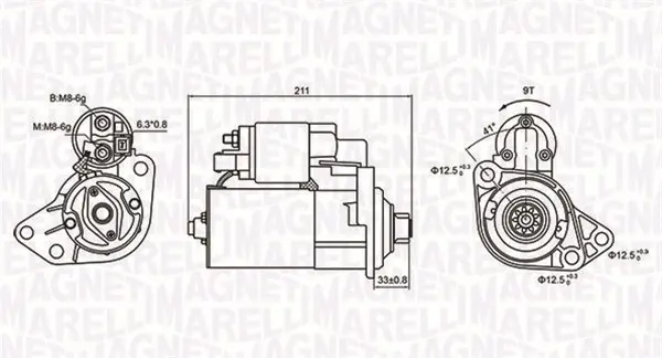 Startér MAGNETI MARELLI 063721062010