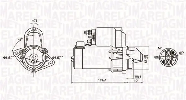 Startér MAGNETI MARELLI MQS1257