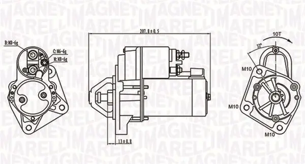 Startér MAGNETI MARELLI MQS1289
