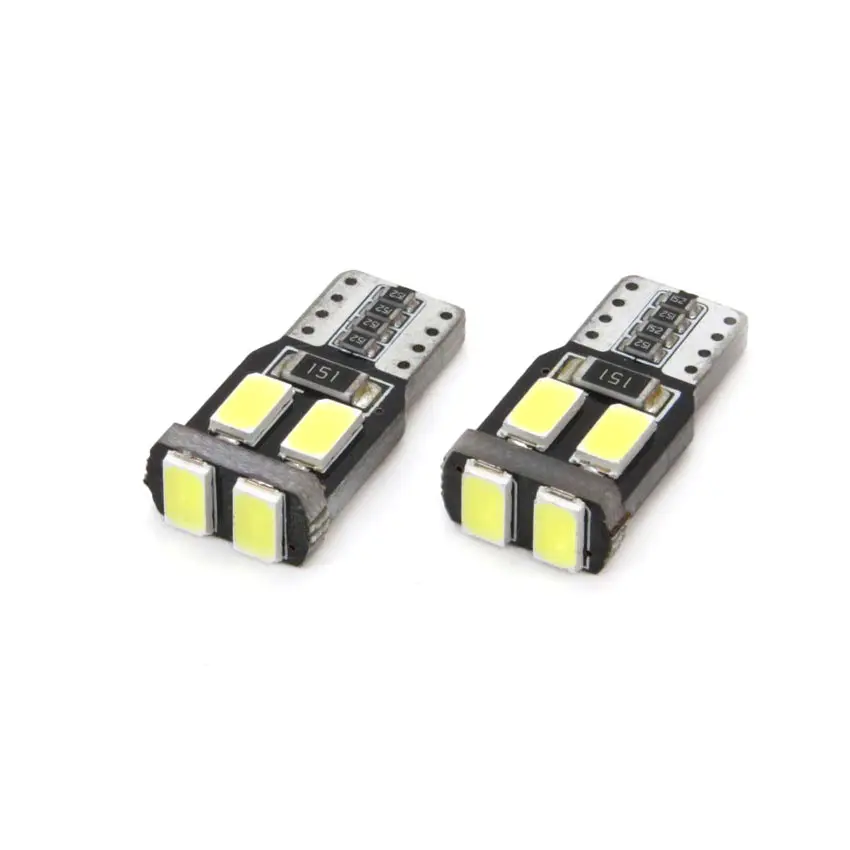 LED žárovky CANBUS 6SMD-2 5730 T10 (W5W) Bílá