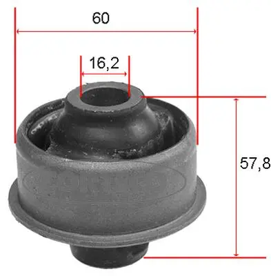 Uložení, řídicí mechanismus CORTECO 21652805