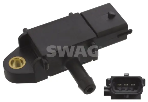 SWAG Senzor, tlak výfukového plynu 40945772