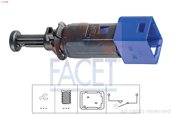 Spínač brzdového světla FACET 7.1195