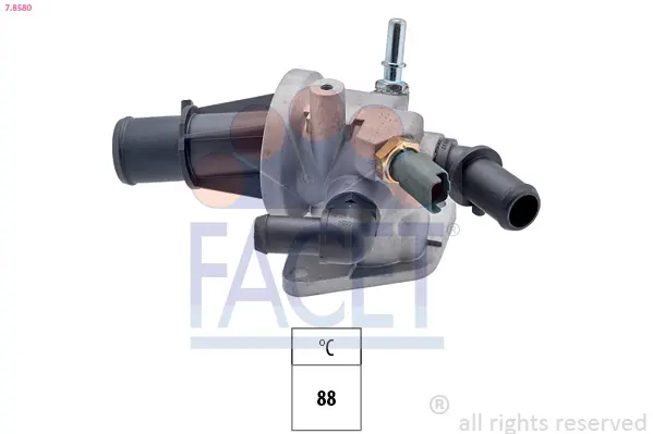 Termostat, chladivo FACET 7.8580