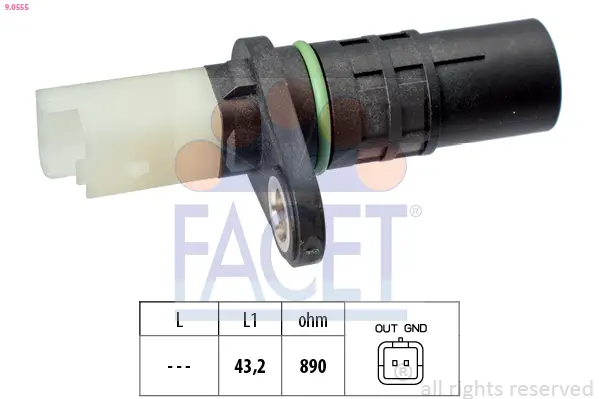 Generátor impulsů, klikový hřídel FACET 9.0555