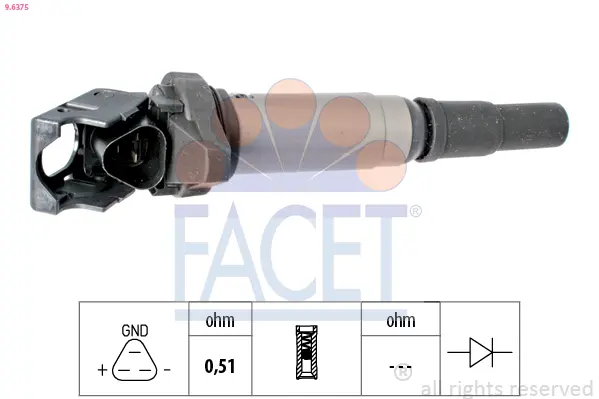 Zapalovací cívka FACET 9.6375
