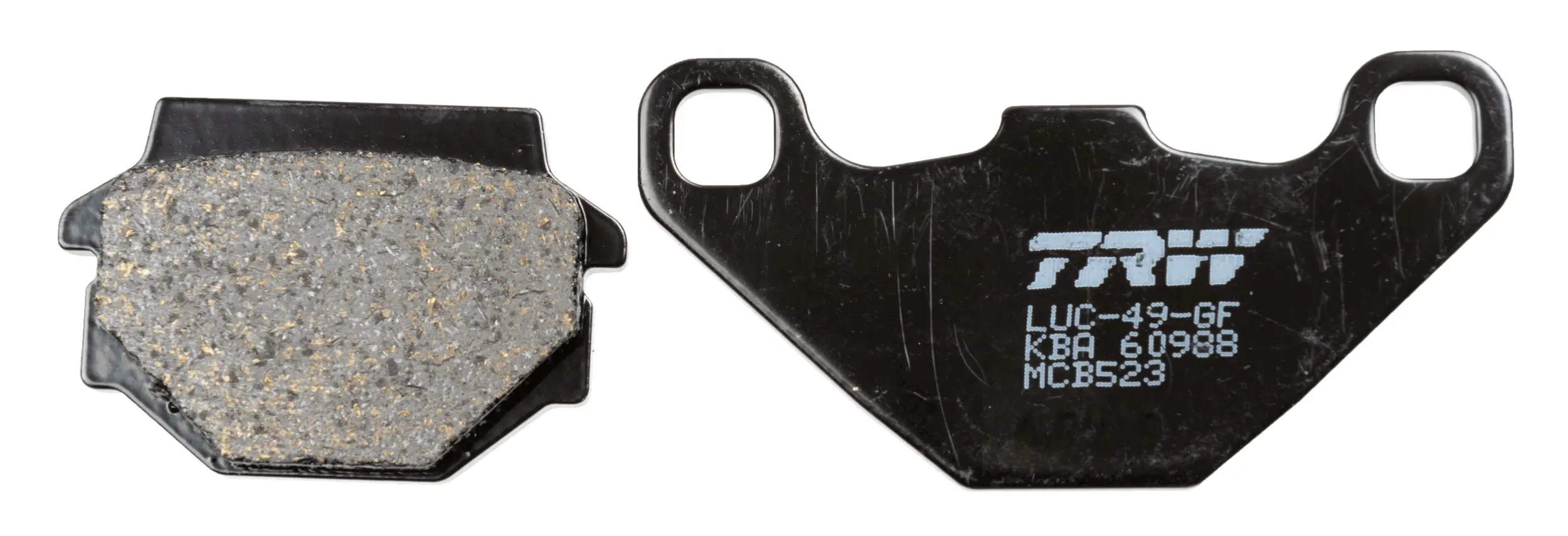 TRW ZF brzdové destičky KH67 organické APRILIA PEGASO 650 91-00, KAWASAKI KLR 250 84-05, GPZ 500 88-04, KLE 500 91-07, KL / KLR 600 / 650 84-04,